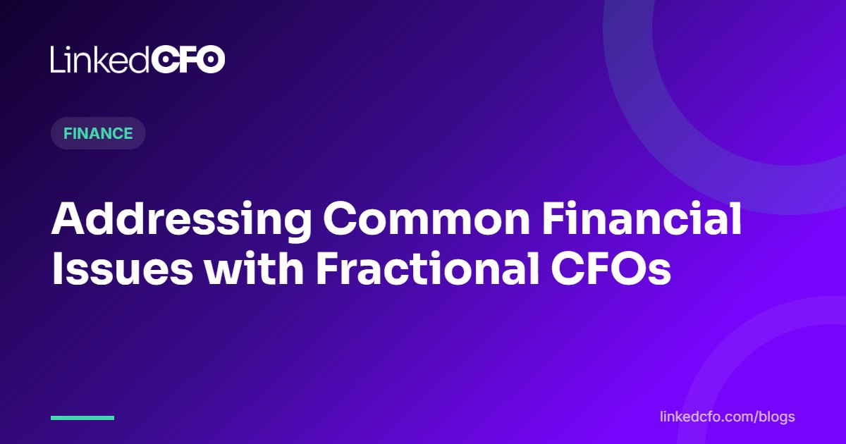 Addressing Common Financial Issues with Fractional CFOs