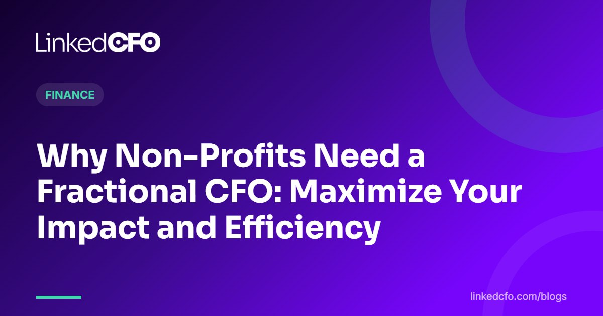 Why Non-Profits Need a Fractional CFO: Maximize Your Impact and Efficiency